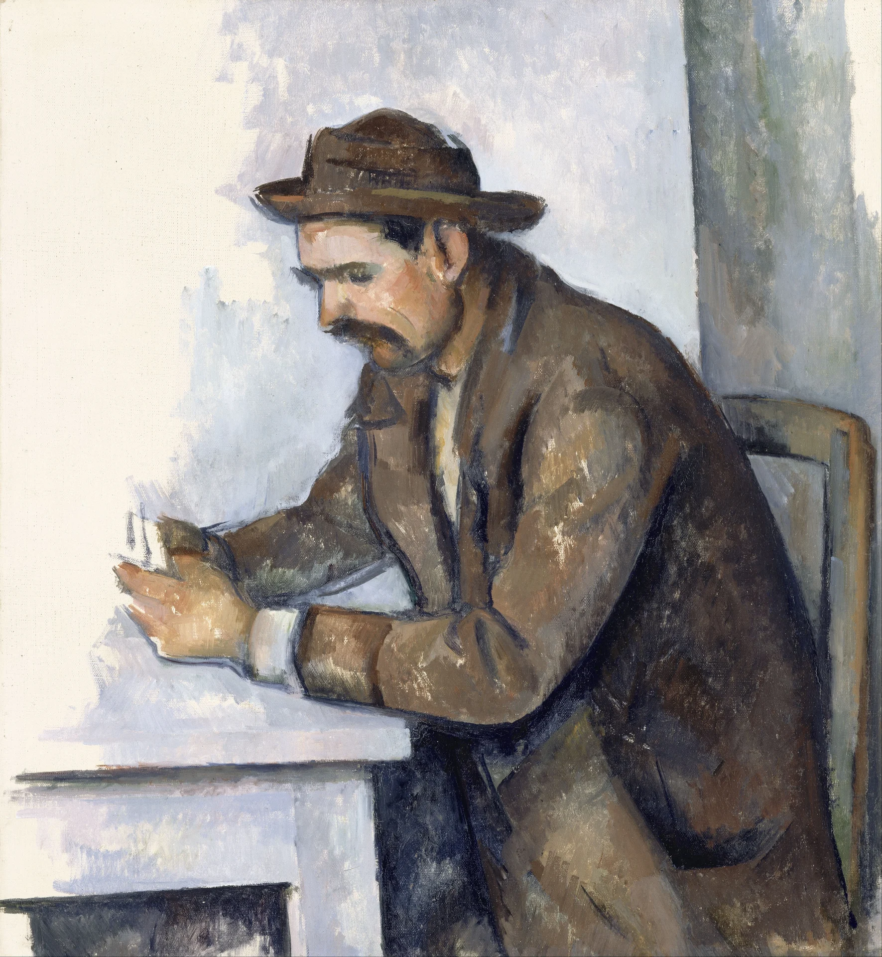 Le Joueur de cartes (étude)