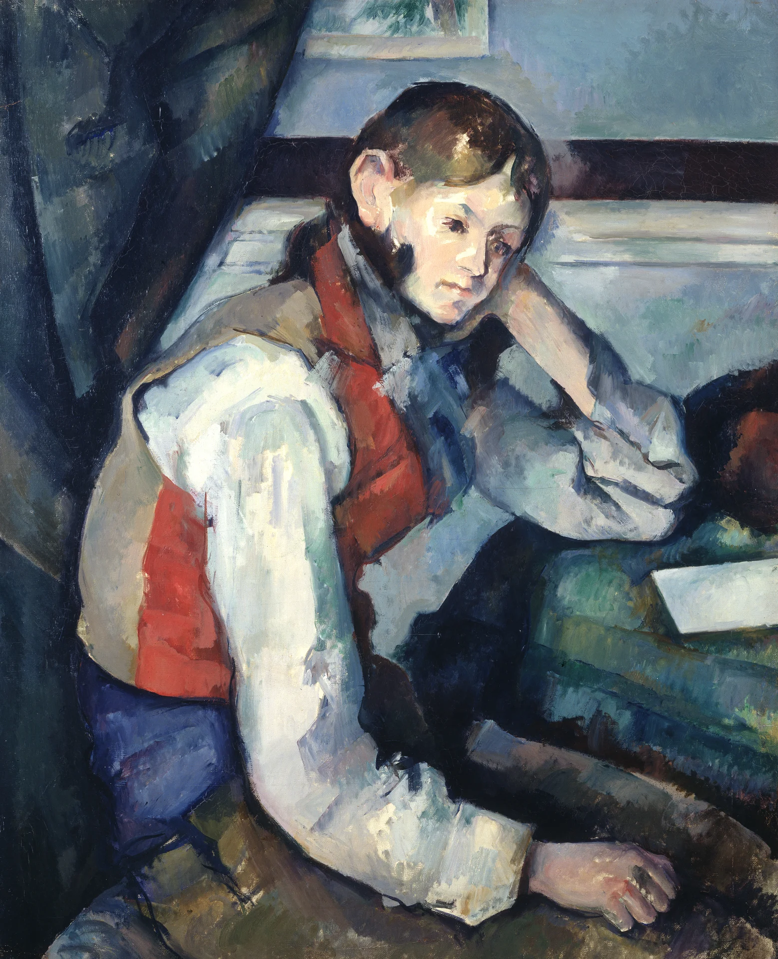 Le Garcon au gilet rouge (Bührle)