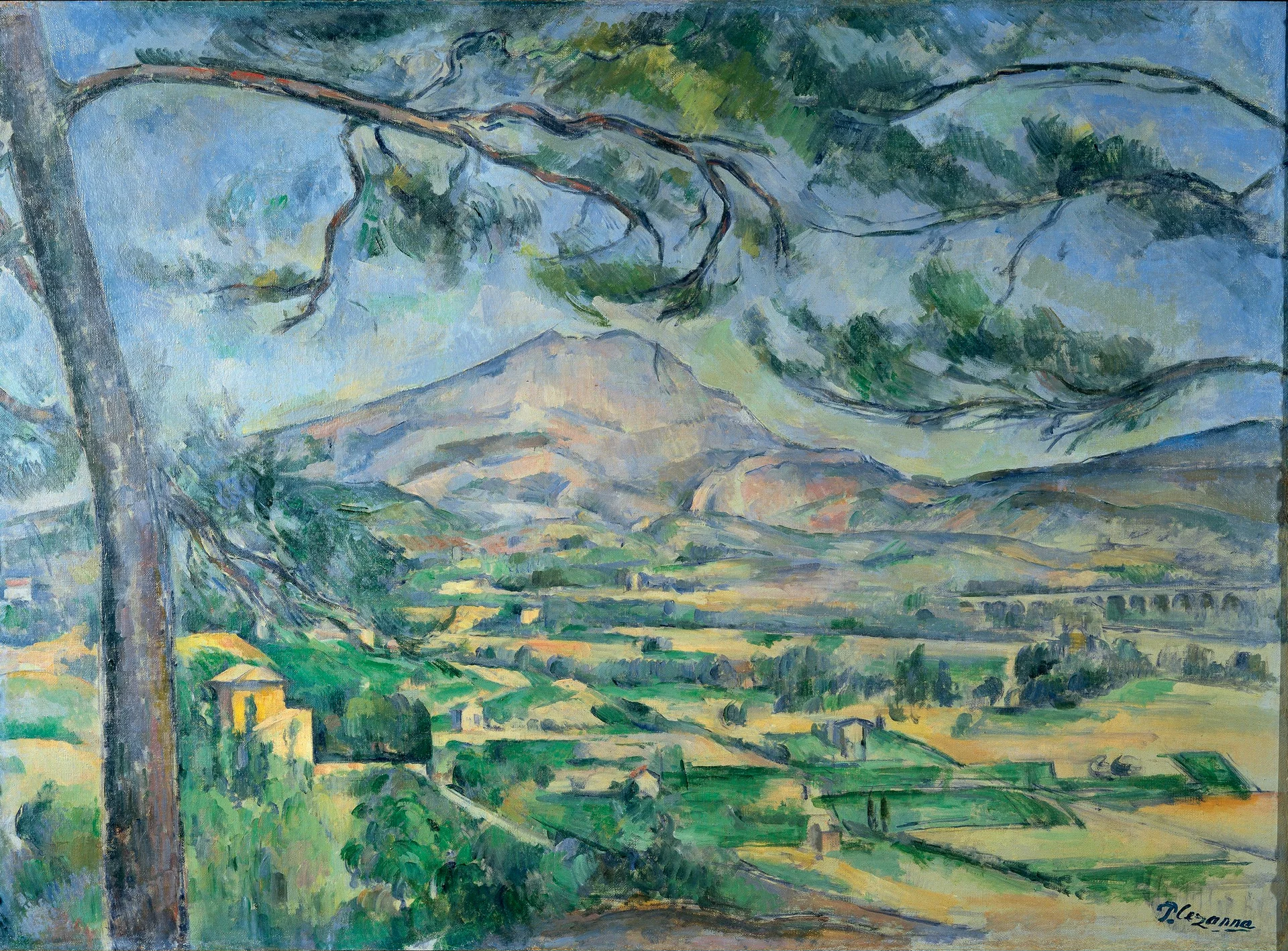 Paul Cezanne (1839–1906) — Cezanne et nous — La Montagne Sainte-Victoire au grand pin