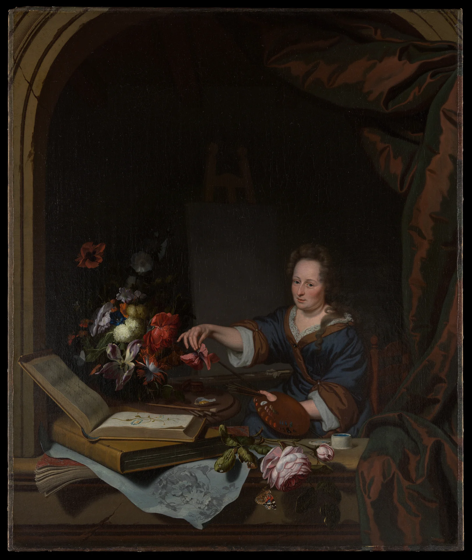 Rachel Ruysch in Her Studio