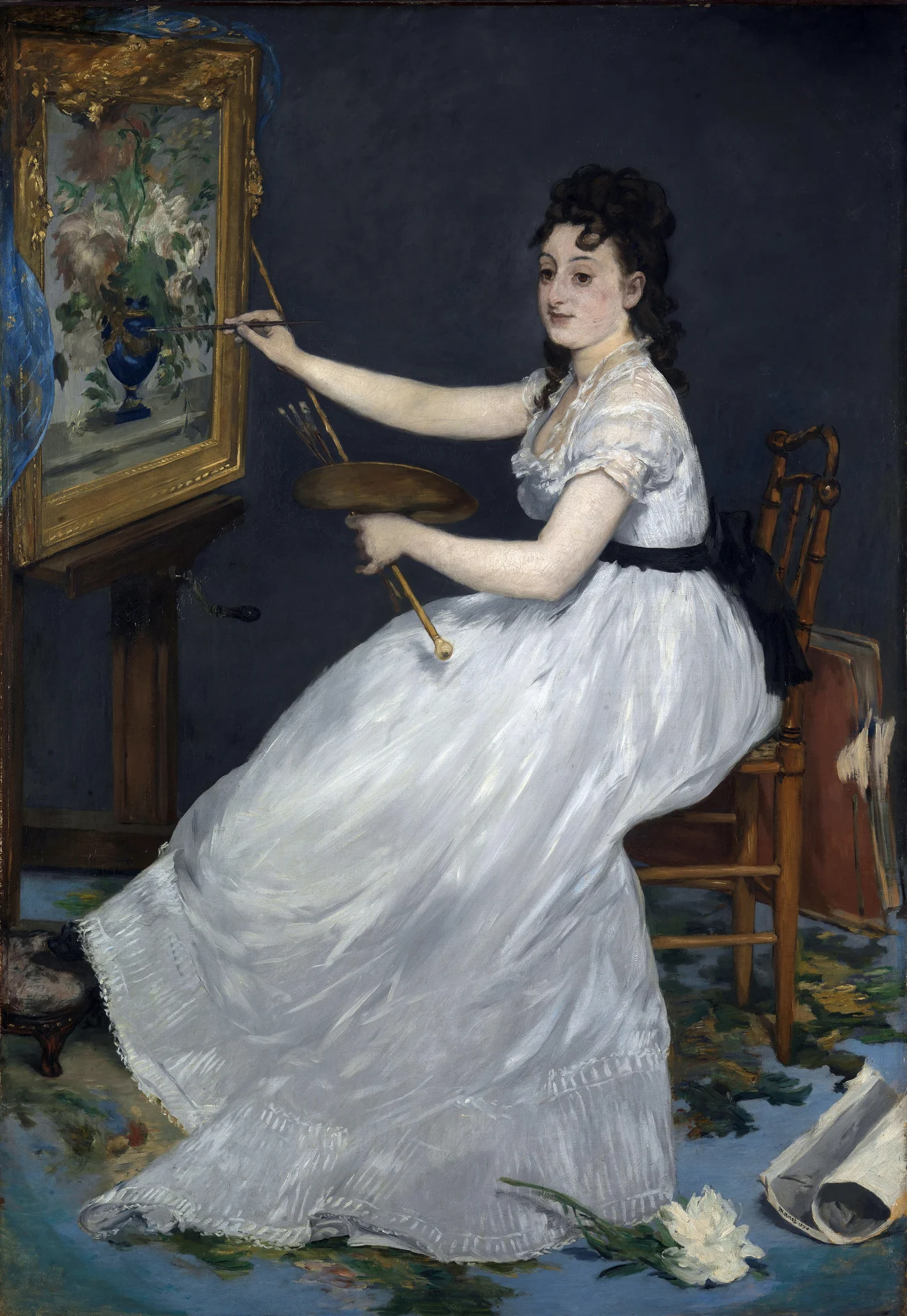 Portrait of Eva Gonzalès (by Manet)